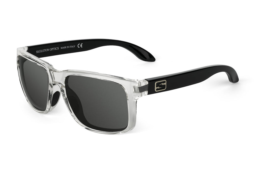 Decoy sunglasses in clear/black, Polar edition