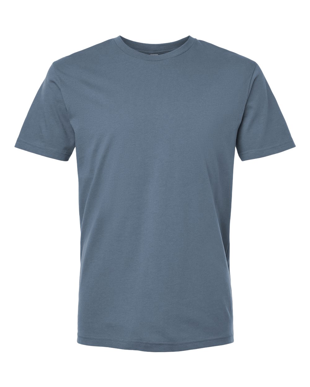 Custom Next Level 3600 unisex cotton t-shirt in Blue Jean, front view, ready for personalized printing