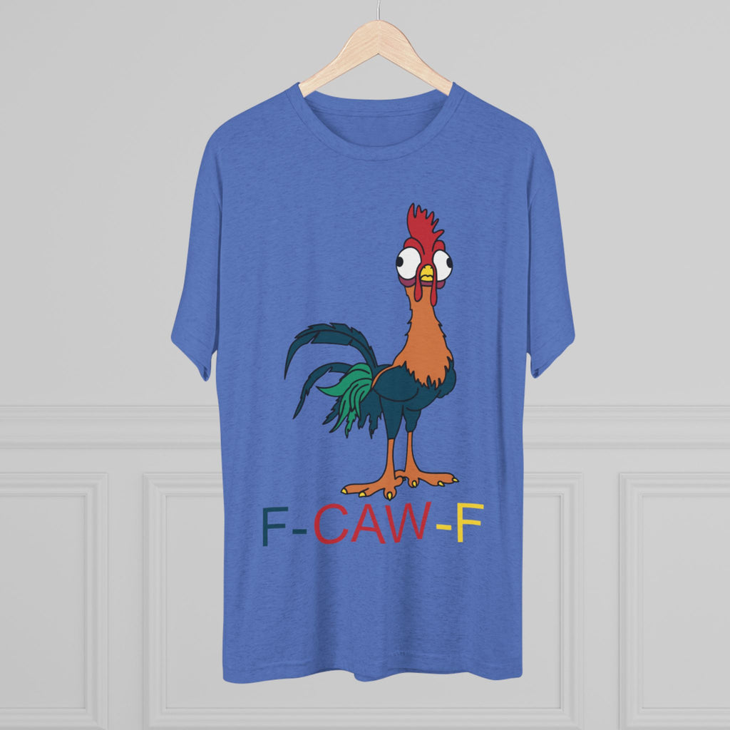 Rooster graphic novelty t-shirt, fabric detail