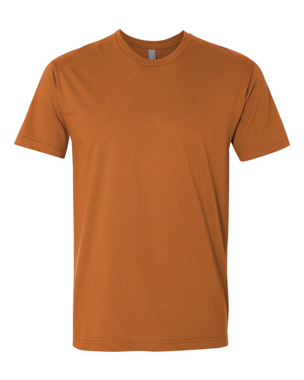 Custom Next Level 3600 unisex cotton t-shirt in Clay, front view, ready for personalized printing