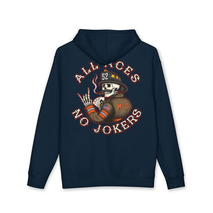Marietta Fire Department Station 52 Heavyweight All Aces No Jokers Hoodie