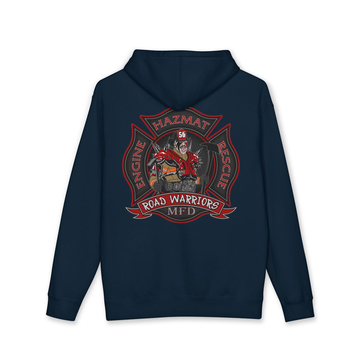 Marietta Fire Department Station 56 Road Warriors Heavyweight Hoodie