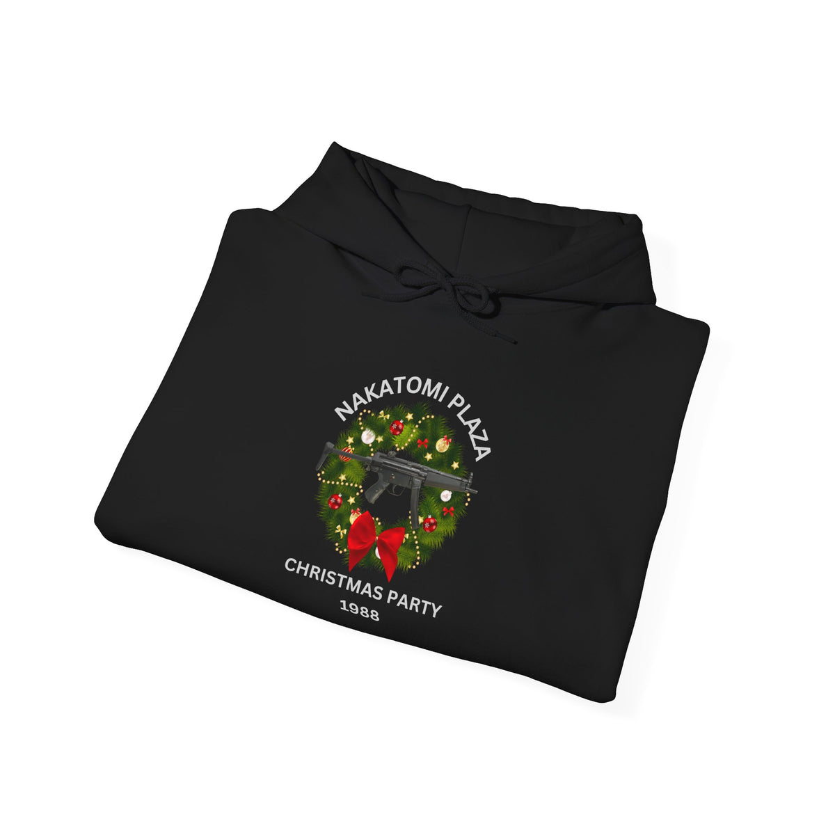 Die Hard Nakatomi Plaza Christmas party hoodie in Red