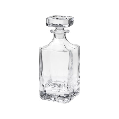 Signature Geometric Glass Decanter