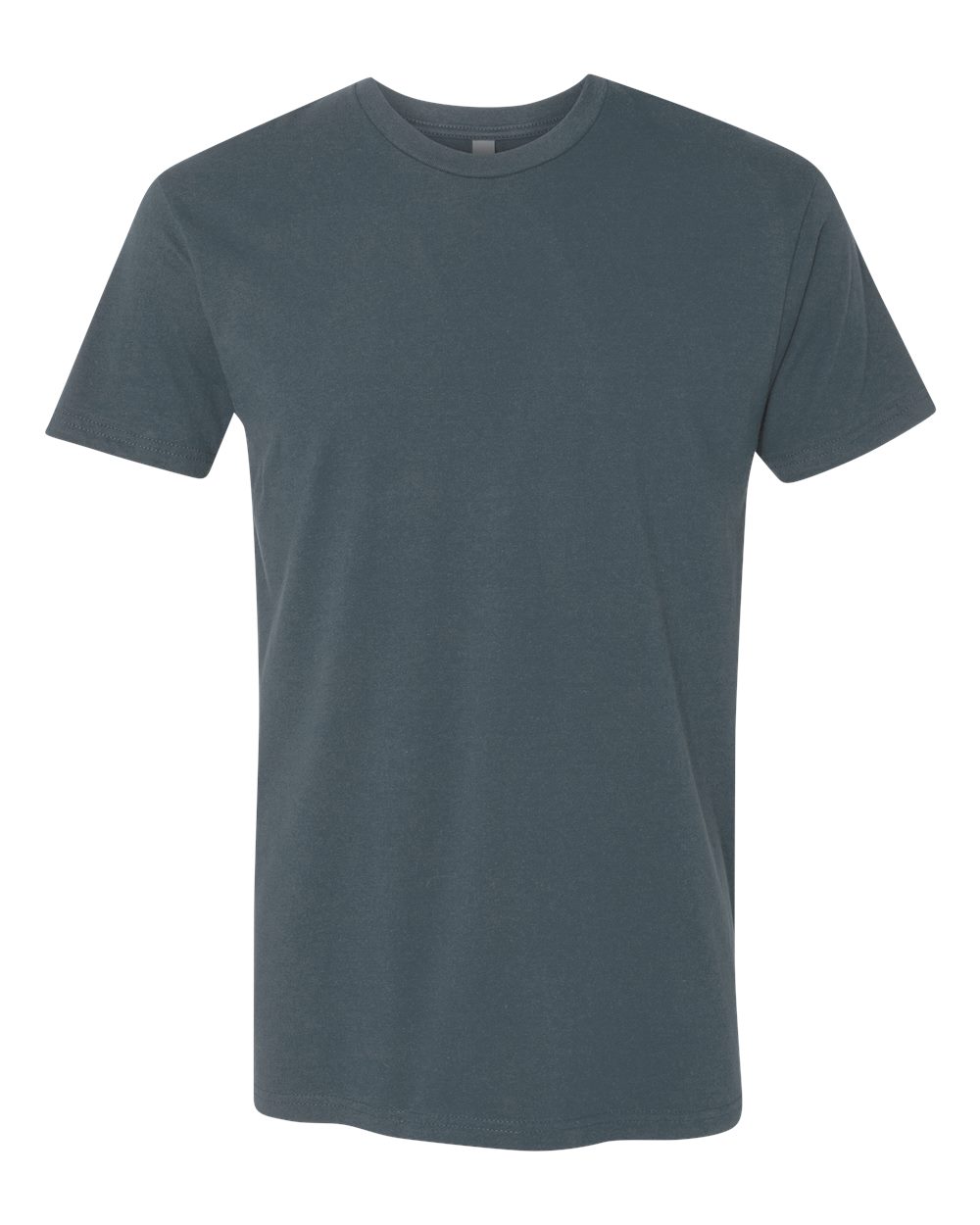 Custom Next Level 3600 unisex cotton t-shirt in Indigo, front view, ready for personalized printing