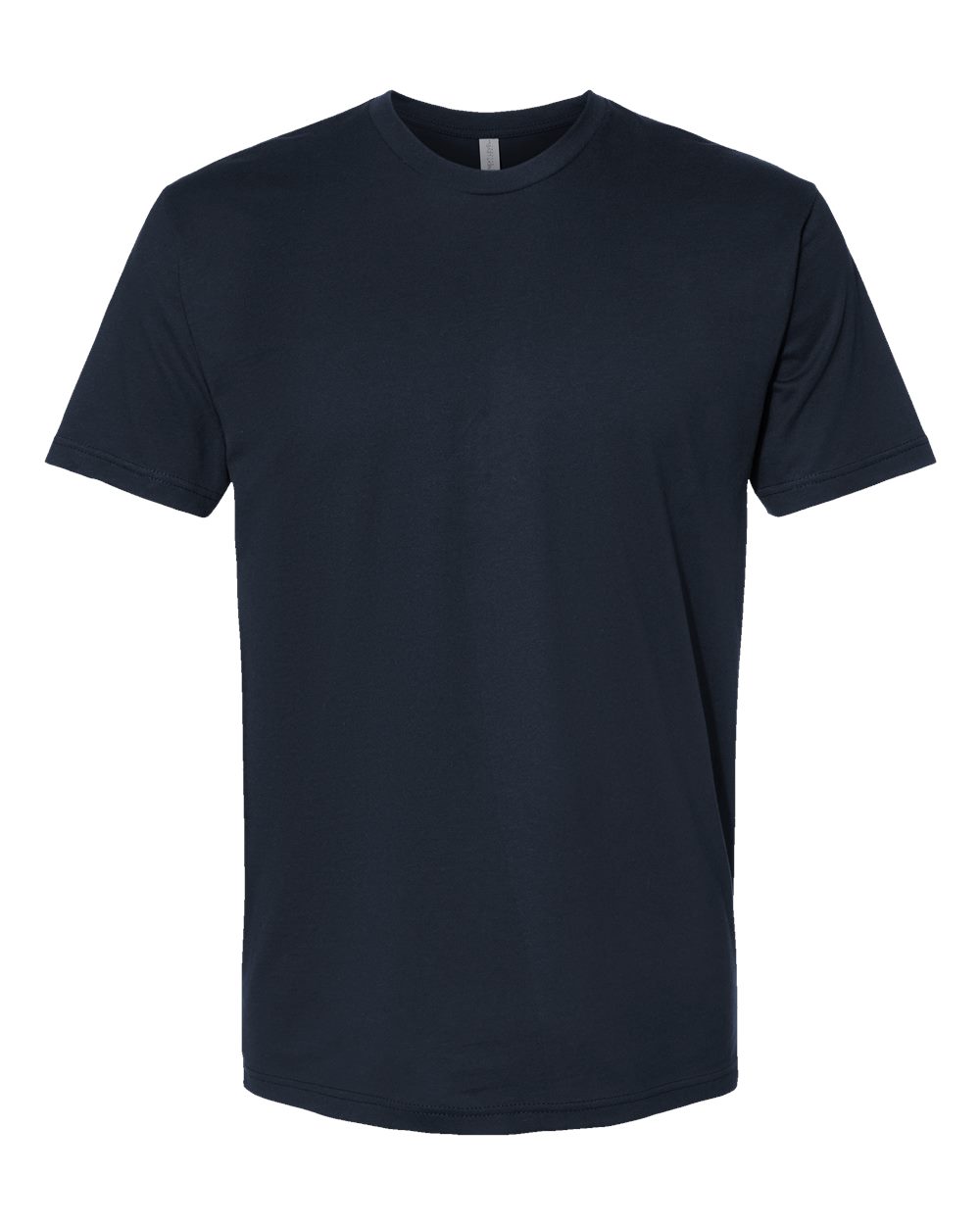 Custom Next Level 3600 unisex cotton t-shirt in Midnight Navy, front view, ready for personalized printing