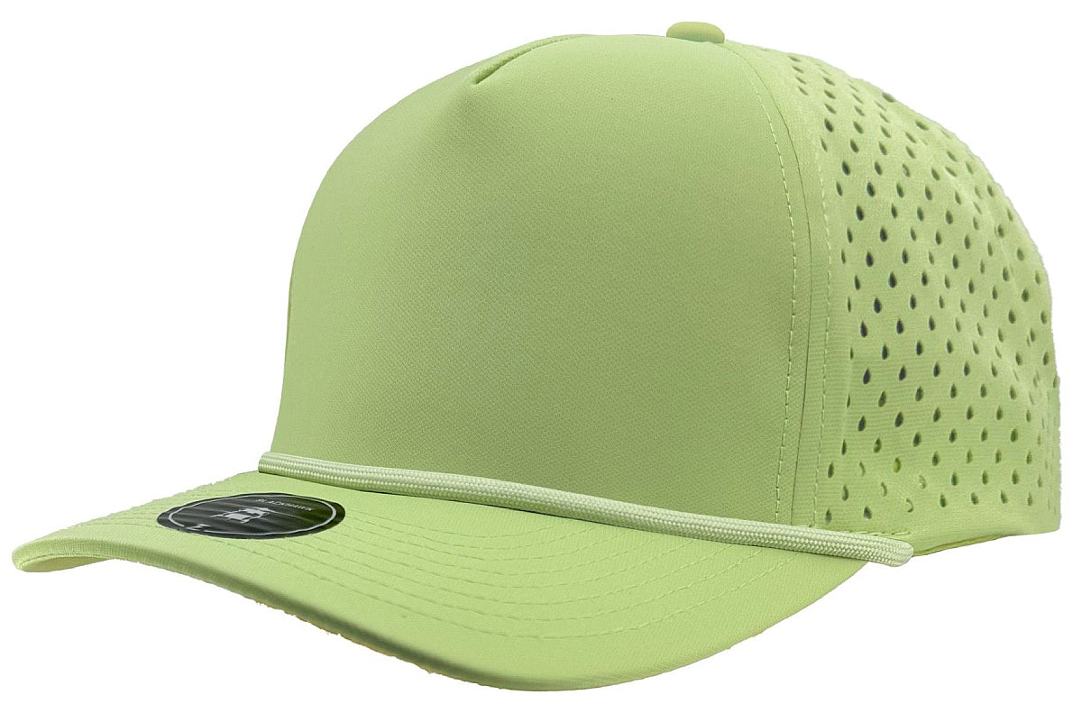Custom Zapped Headwear Blackhawk R+ Rope Snapback Hat in Melon/Melon Rope, ready for personalized logo or design