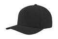 Custom Zapped Headwear Blackhawk XL 5-Panel Snapback Hat in Black, ready for personalized logo or design
