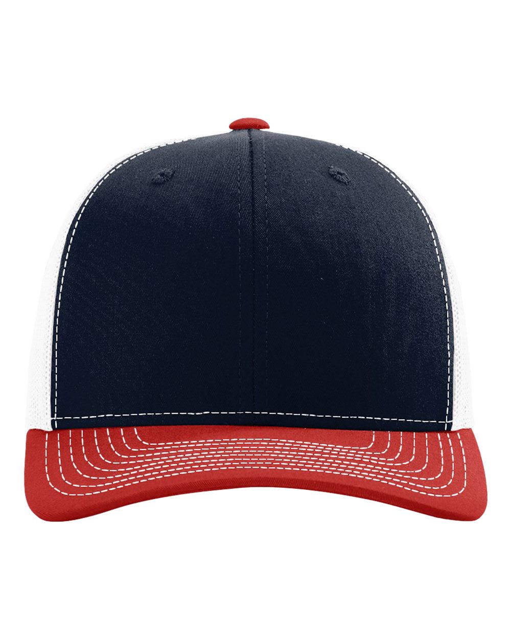 Atlanta Braves Chief Noc-A-Homa trucker hat in Navy/White/Red