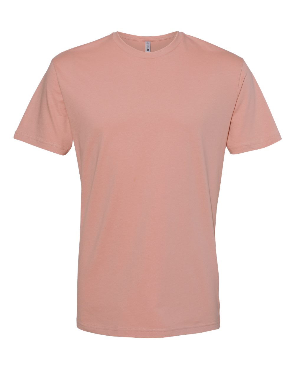 Custom Next Level 3600 unisex cotton t-shirt in Desert Pink, front view, ready for personalized printing