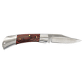 Folding knife with wood handle
