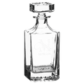 Custom engraved 750ml square glass decanter