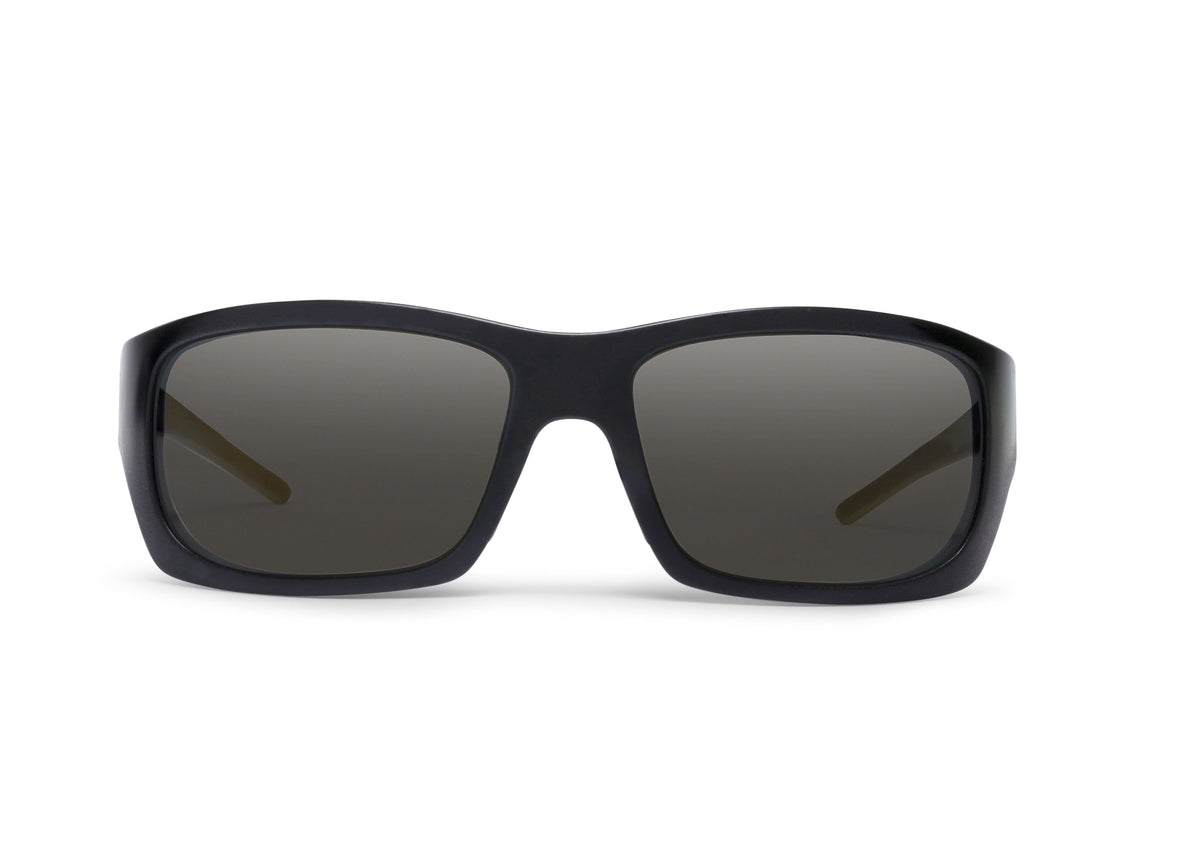 Outlaw sunglasses, bass fishing edition, case and packaging