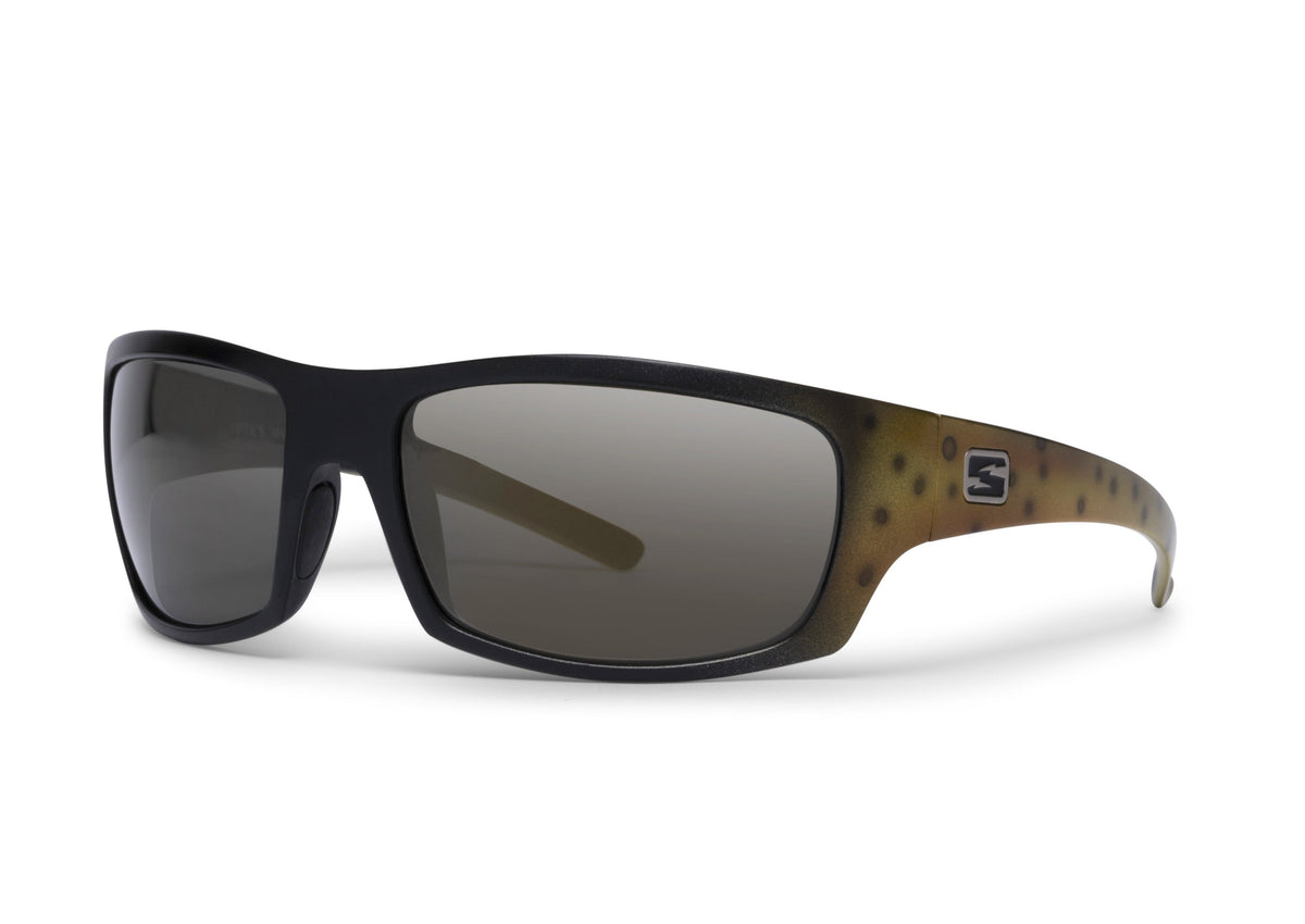 Renegade sunglasses, brown trout fishing edition, back view