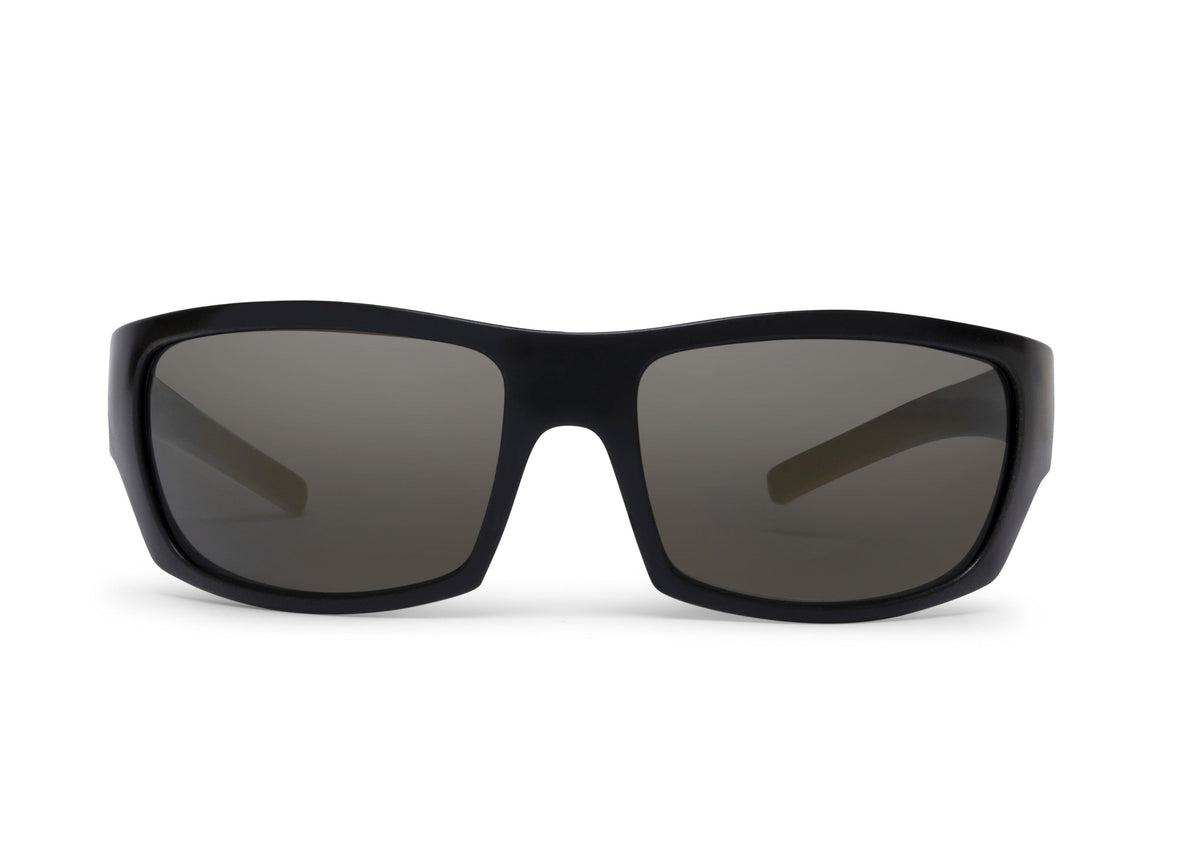 Renegade sunglasses, cutthroat trout collector edition, side view