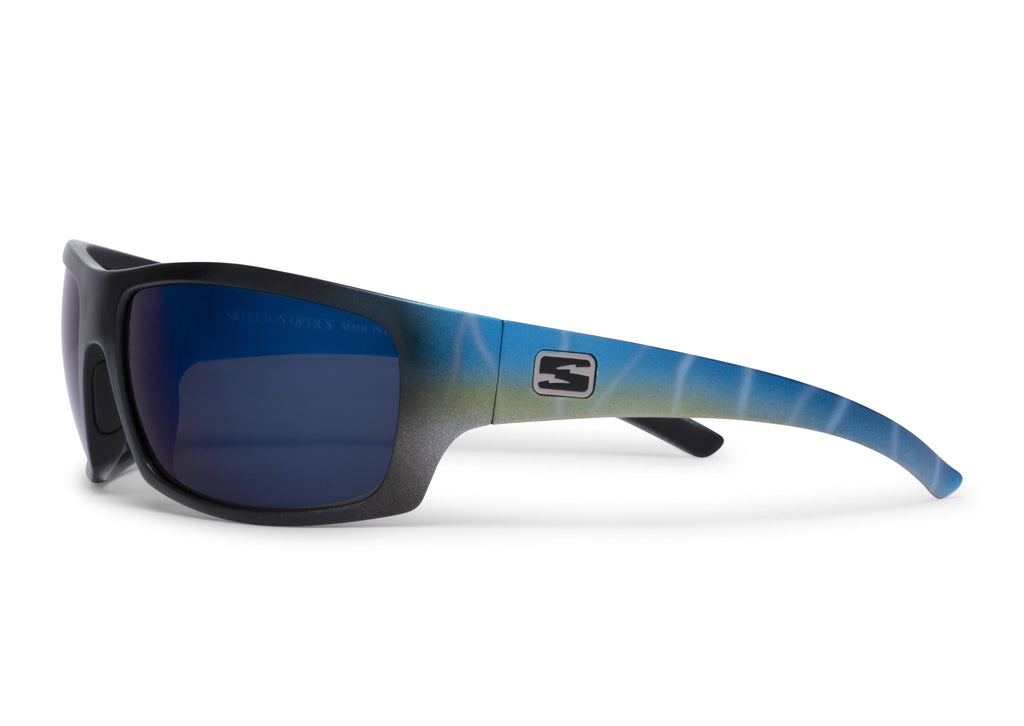 Renegade sunglasses, wahoo fishing edition, lens detail