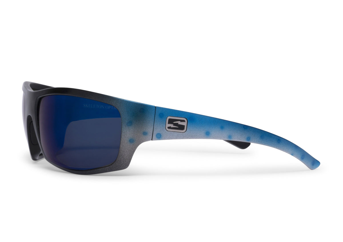 Renegade sunglasses, mahi-mahi fishing edition, lens detail