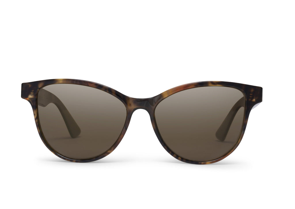 Mia sunglasses in lava verde green, side view