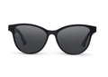Mia sunglasses in glossy black, side view