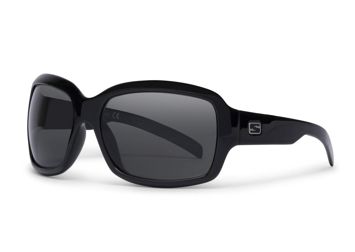 Serena sunglasses in glossy black