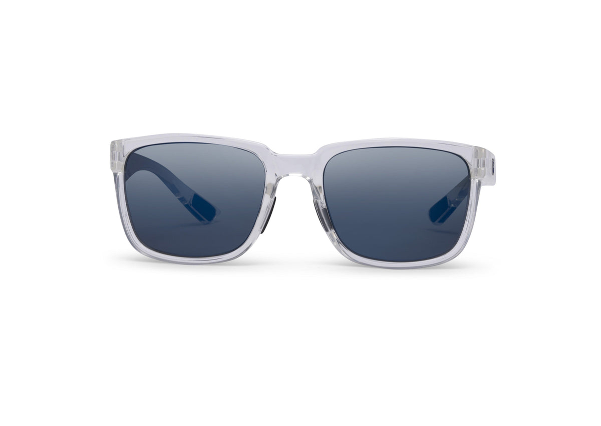 Lindsey sunglasses in crystal clear finish, side view