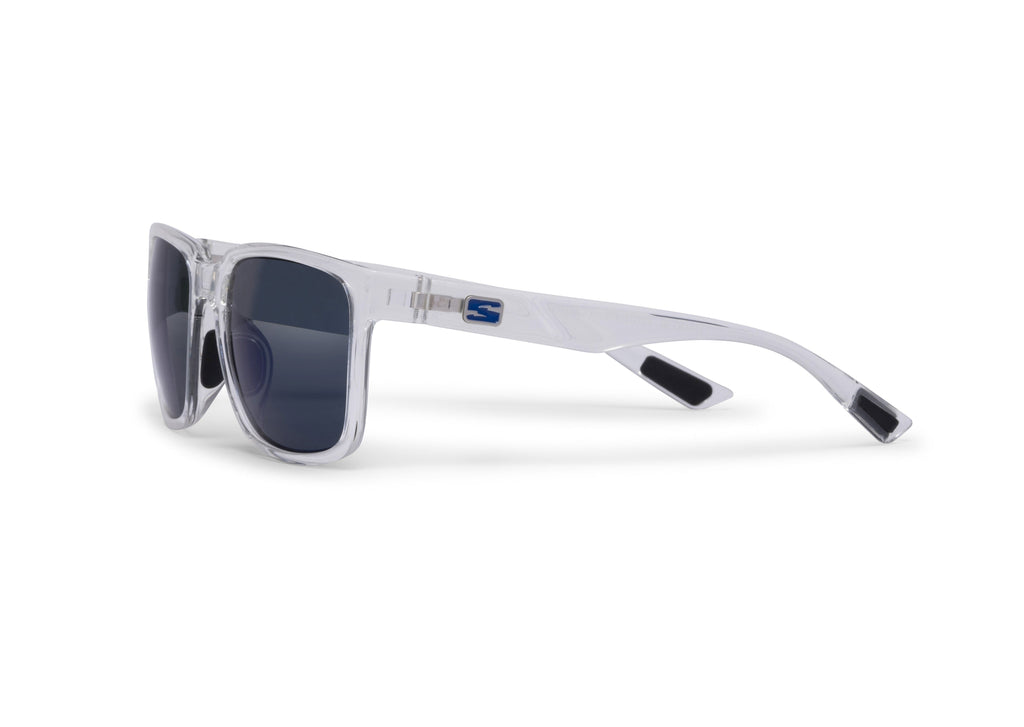 Lindsey sunglasses in crystal clear finish, lens detail