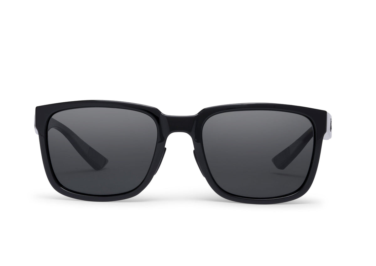 Lindsey sunglasses in glossy black, side view