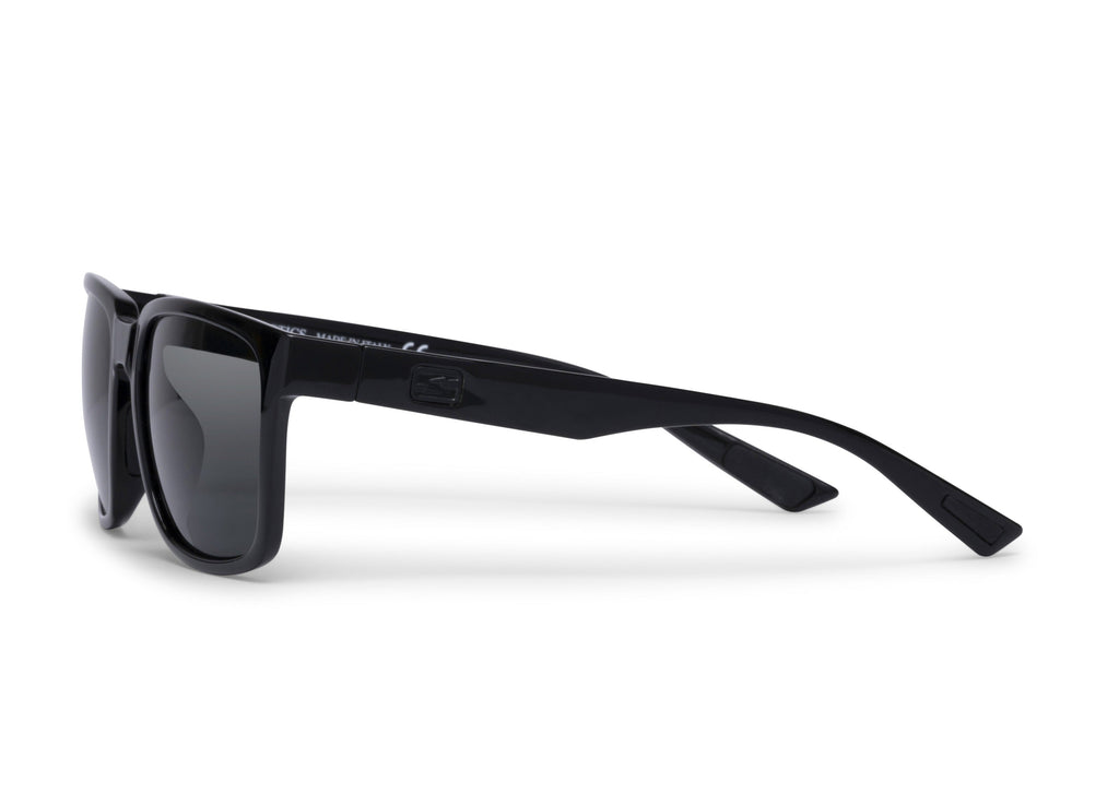 Lindsey sunglasses in glossy black, back view