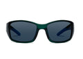 Flo sunglasses in glossy cobalt blue, side view