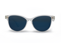 Mia sunglasses in crystal clear finish, side view