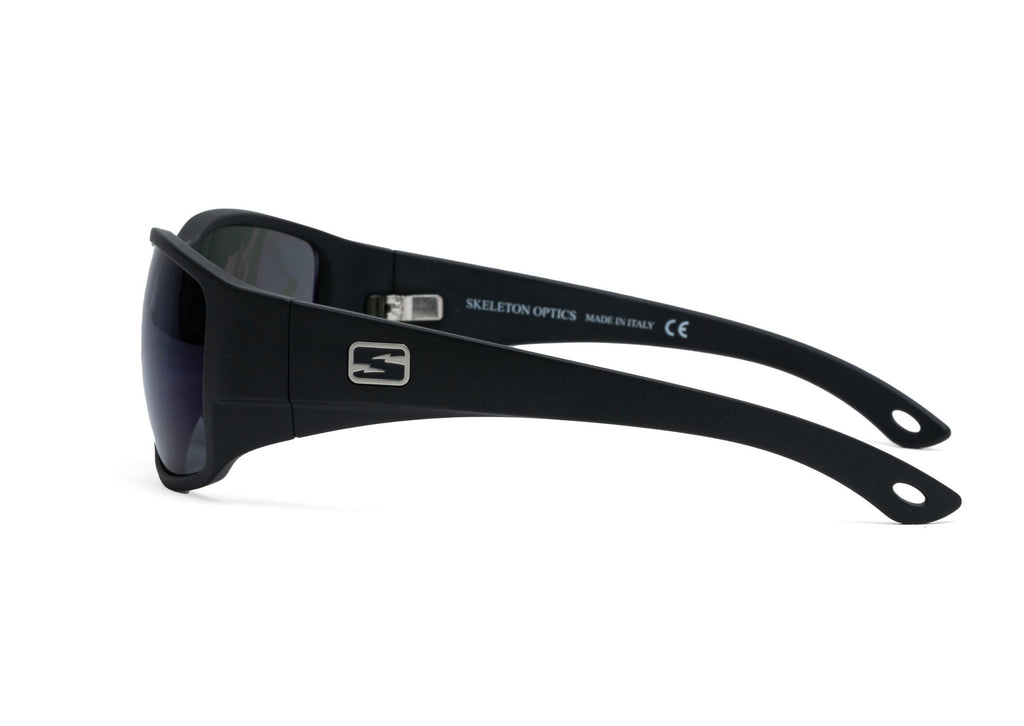 Renegade XL sunglasses in matte black, lens detail