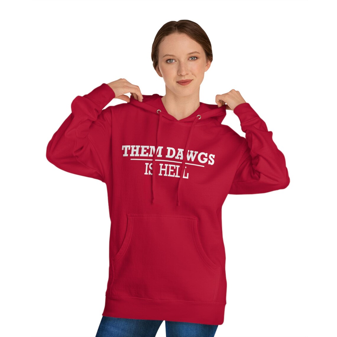 UGA Them Dawgs is Hell Unisex Hoodie