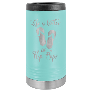 Slim can and bottle insulator in White