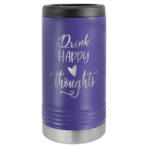 Slim can and bottle insulator in Navy