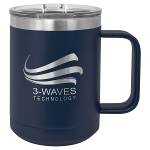 Custom engraved coffee mug in Light Purple