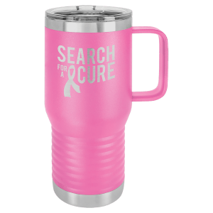 Insulated travel mug in White