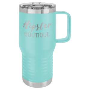 Insulated travel mug in Maroon