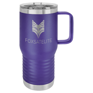 Insulated travel mug in Dark Gray