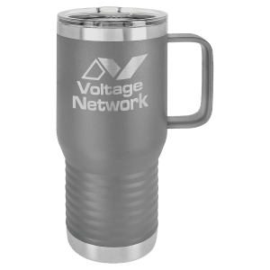 Insulated travel mug in Purple