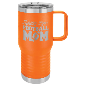 Insulated travel mug in Light Blue