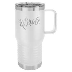 Insulated travel mug in Pink