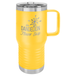 Insulated travel mug in Red