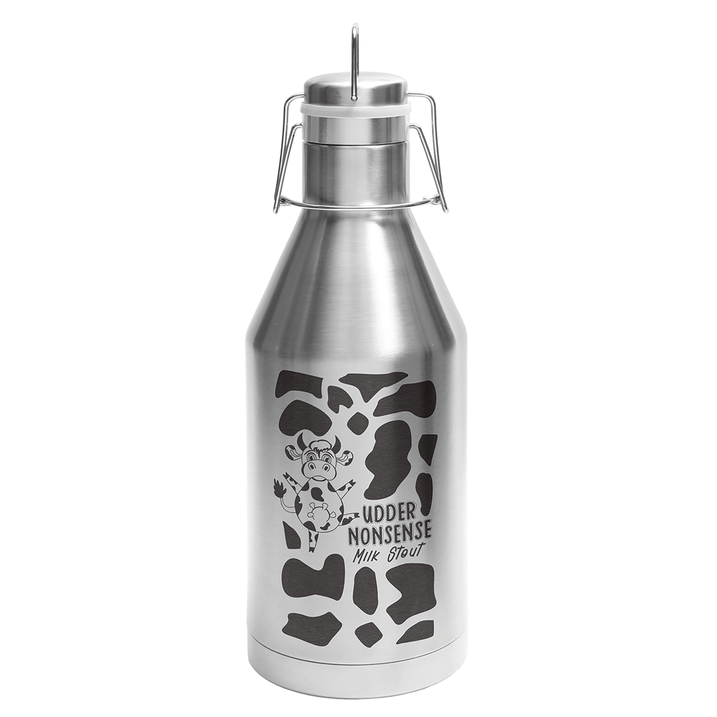 Custom Insulated Growler with Swing-Top Lid