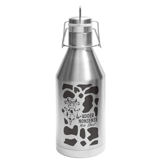 Custom Insulated Growler with Swing-Top Lid