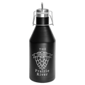 Insulated growler with swing-top lid in Stainless Steel