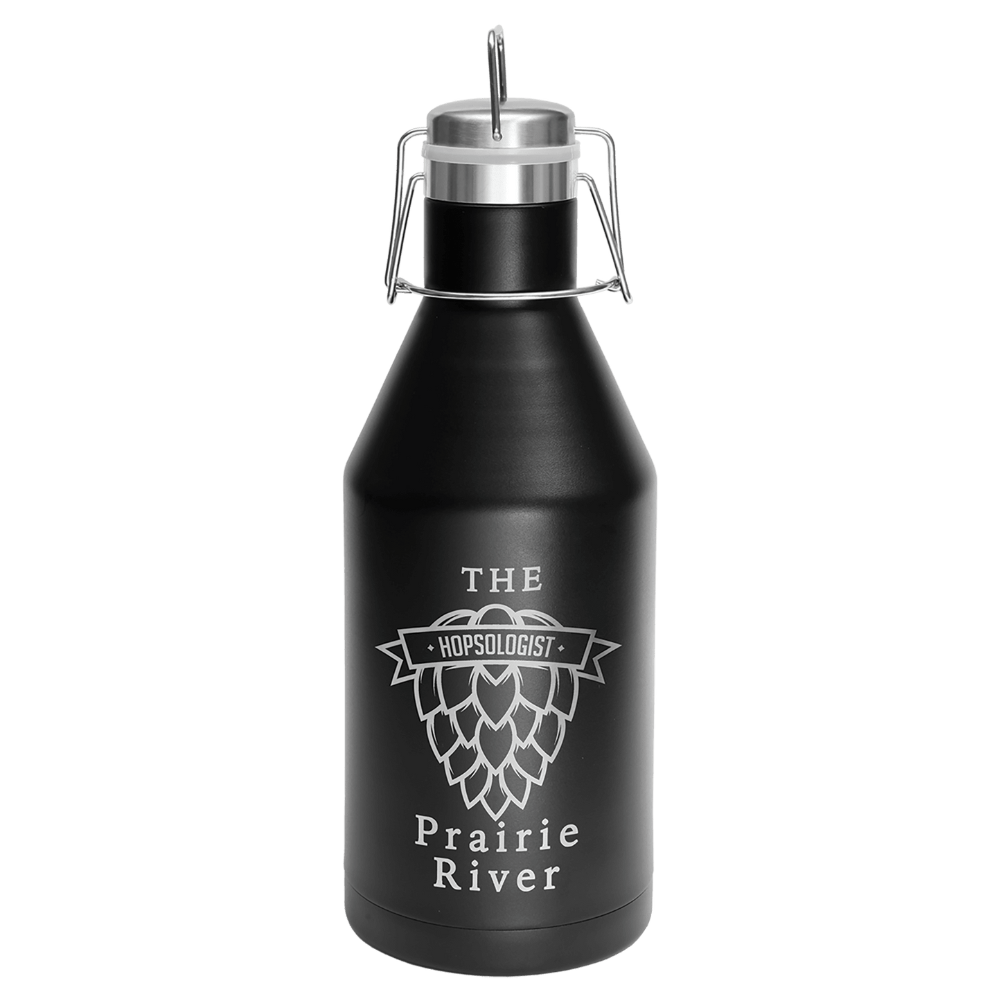 Custom Insulated Growler with Swing-Top Lid