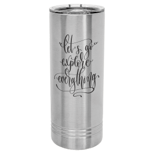 Skinny tumbler in Olive Green