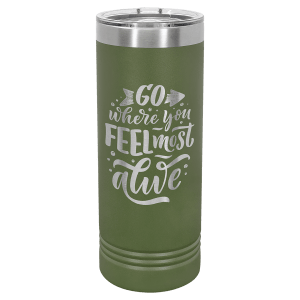 Skinny tumbler in Stainless Steel