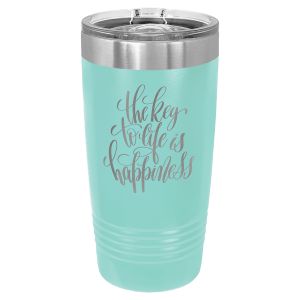 Ringneck tumbler with slider lid in White
