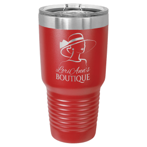 Large-capacity ringneck tumbler with slider lid in Coral